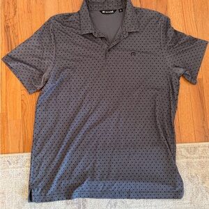 Travis Mathew Men's Gray Polo Shirt 2XL